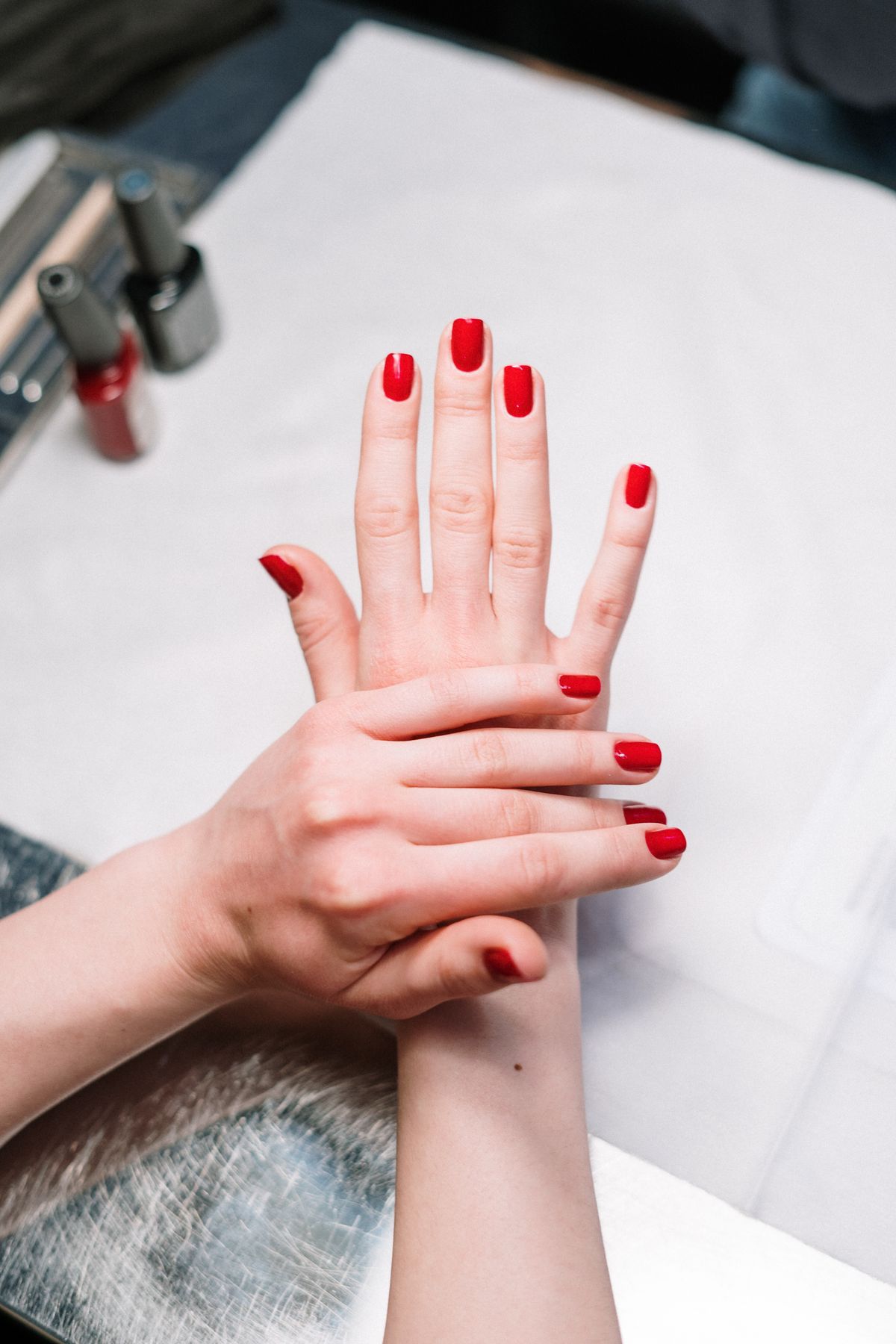 Manicure detail at Maverick Nails